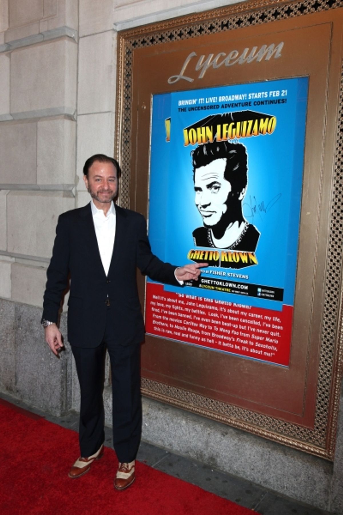 Fisher Stevens attending the Broadway Opening Night Performance of  'Ghetto Klown'  at the Lyceum Theatre in New York City. at 