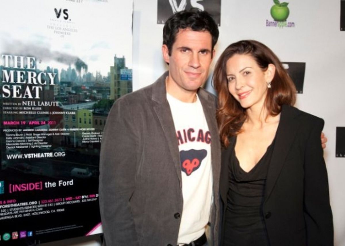 Johnny Clark,  Michelle Clunie at 