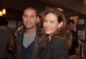 Jon Huertas, Michelle Clunie Photo