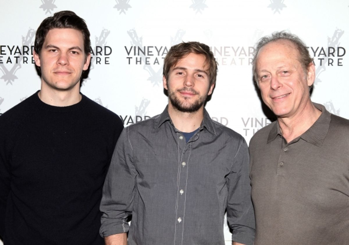 Tom Lipinski, Michael Stahl-David & Mark Blum attending the Meet & Greet the cast & creatives for the Off-Broadway World Premiere of 'PICKED' at the Vineyard Theatre in New York City. at 