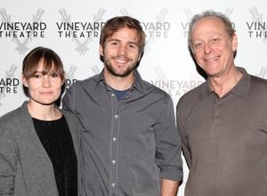 Liz Stauber, Michael Stahl-David & Mark Blum attending the Meet & Greet the cast & creatives for the Off-Broadway World Premiere of 'PICKED' at the Vineyard Theatre in New York City. @ BroadwayWorld Liz Stauber, Michael Stahl-David & Mark Blum attending the Meet & Greet the cast & cr Photo