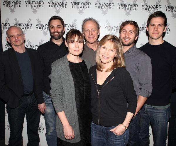 Director Michael Wilson, Playwright Christopher Shinn, Mark Blum, Liz Stauber, Michae Photo