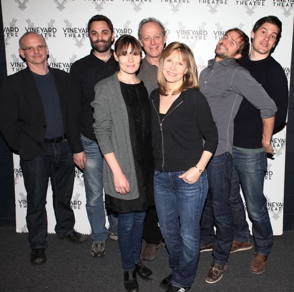 Director Michael Wilson, Playwright Christopher Shinn, Mark Blum, Liz Stauber, Michae Photo