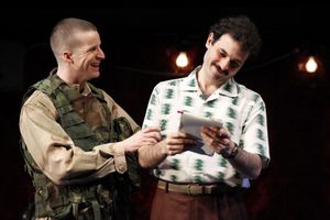 Brad Fleischer and Arian Moayed @ BroadwayWorld Brad Fleischer and Arian Moayed Photo