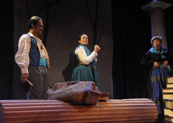  Walter Kmeic (Count O), Katherine Michelle Tanner (Margaret Fuller) , and Allison De Photo