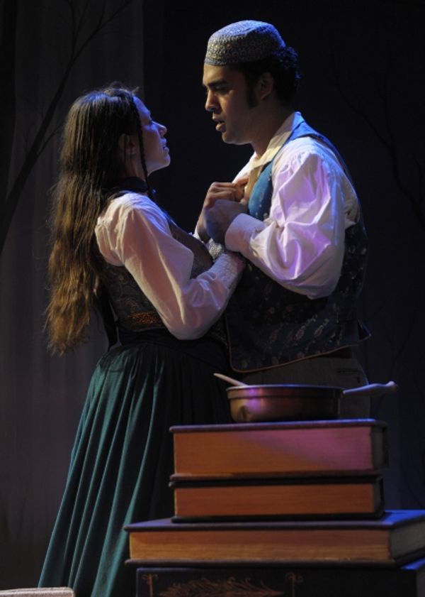  Katherine Michelle Tanner (Margaret Fuller) and Walter Kmiec (Count O). Photo by Ton Photo
