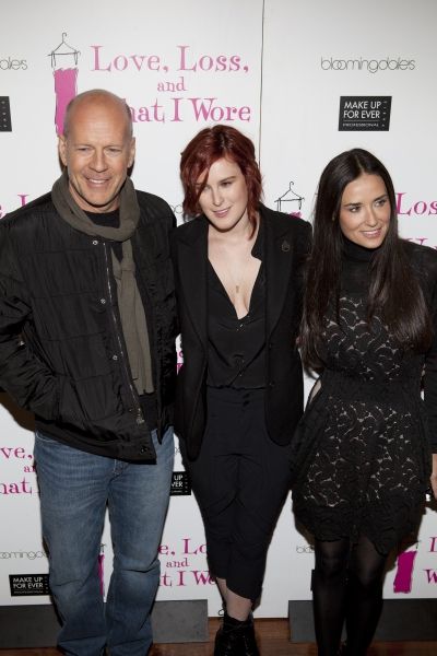 Bruce Willis, Rumer Willis and Demi Moore Photo