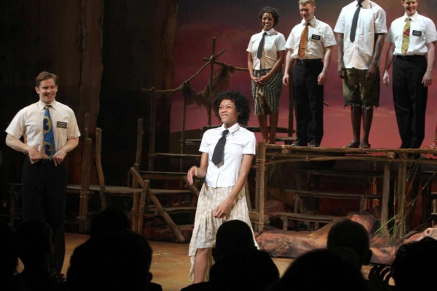 Photo Coverage: THE BOOK OF MORMON Opening Night Curtain Call  Image