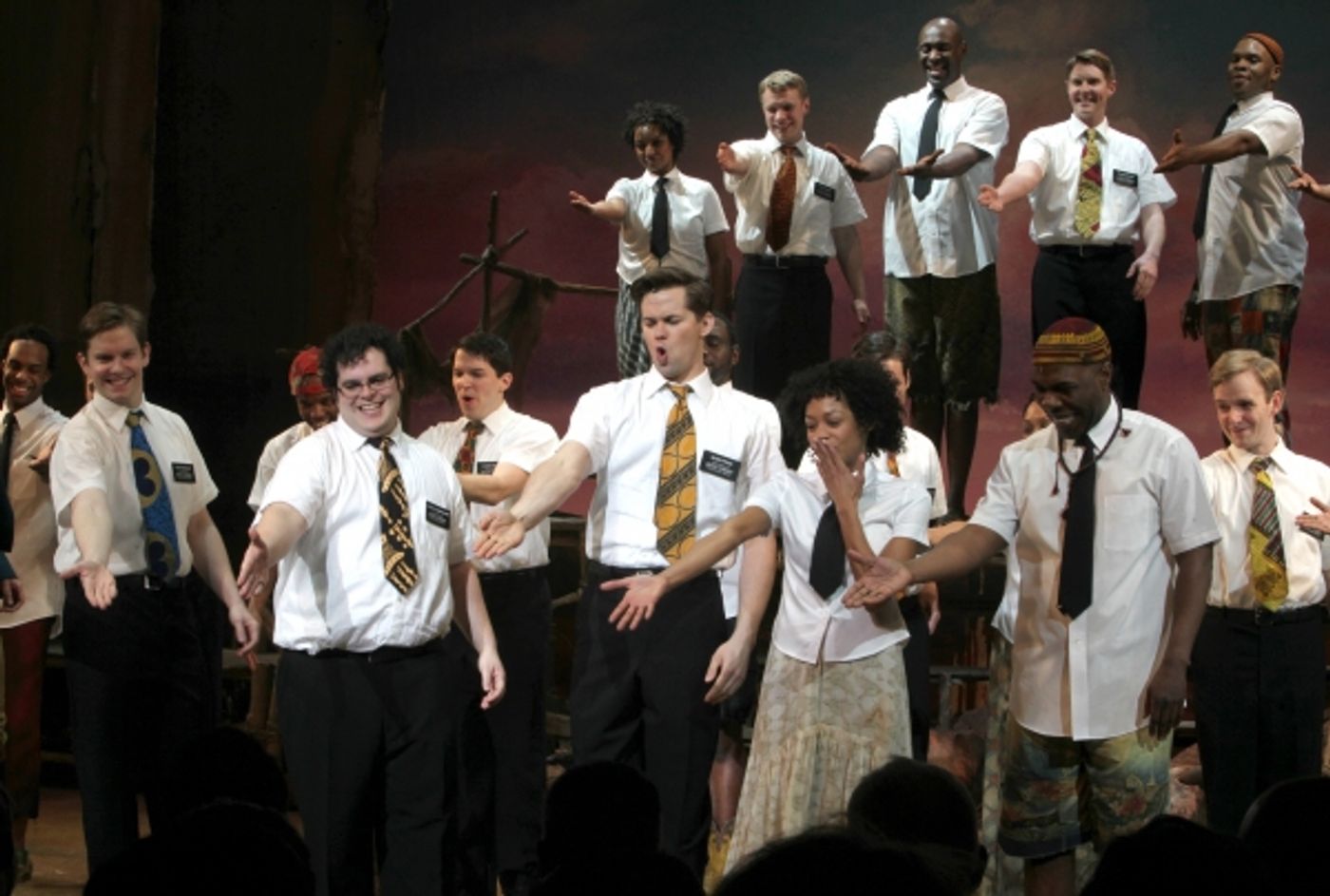 Photo Coverage: THE BOOK OF MORMON Opening Night Curtain Call  Image