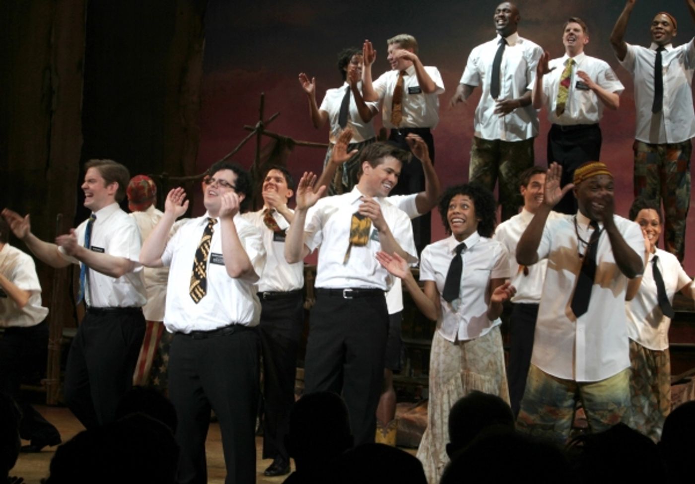 Photo Coverage: THE BOOK OF MORMON Opening Night Curtain Call  Image