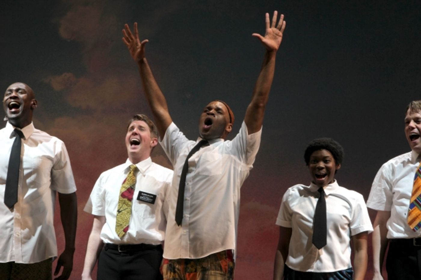 Photo Coverage: THE BOOK OF MORMON Opening Night Curtain Call  Image