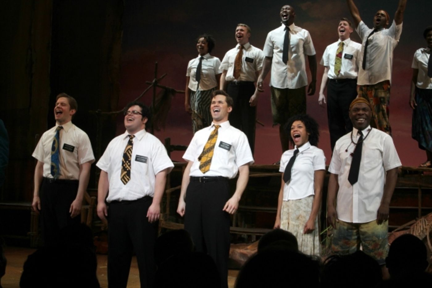 Photo Coverage: THE BOOK OF MORMON Opening Night Curtain Call  Image