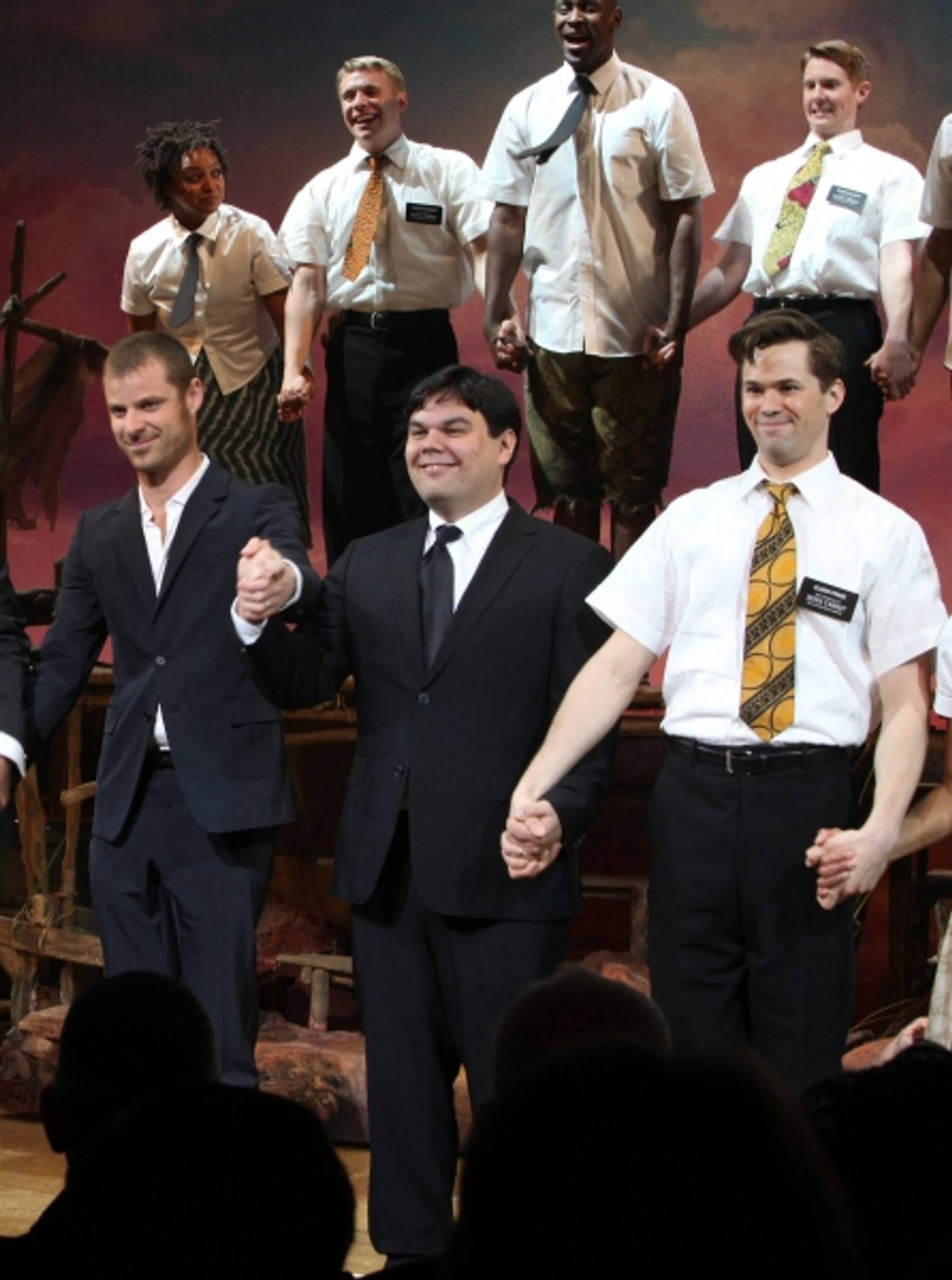 Photo Coverage: THE BOOK OF MORMON Opening Night Curtain Call  Image