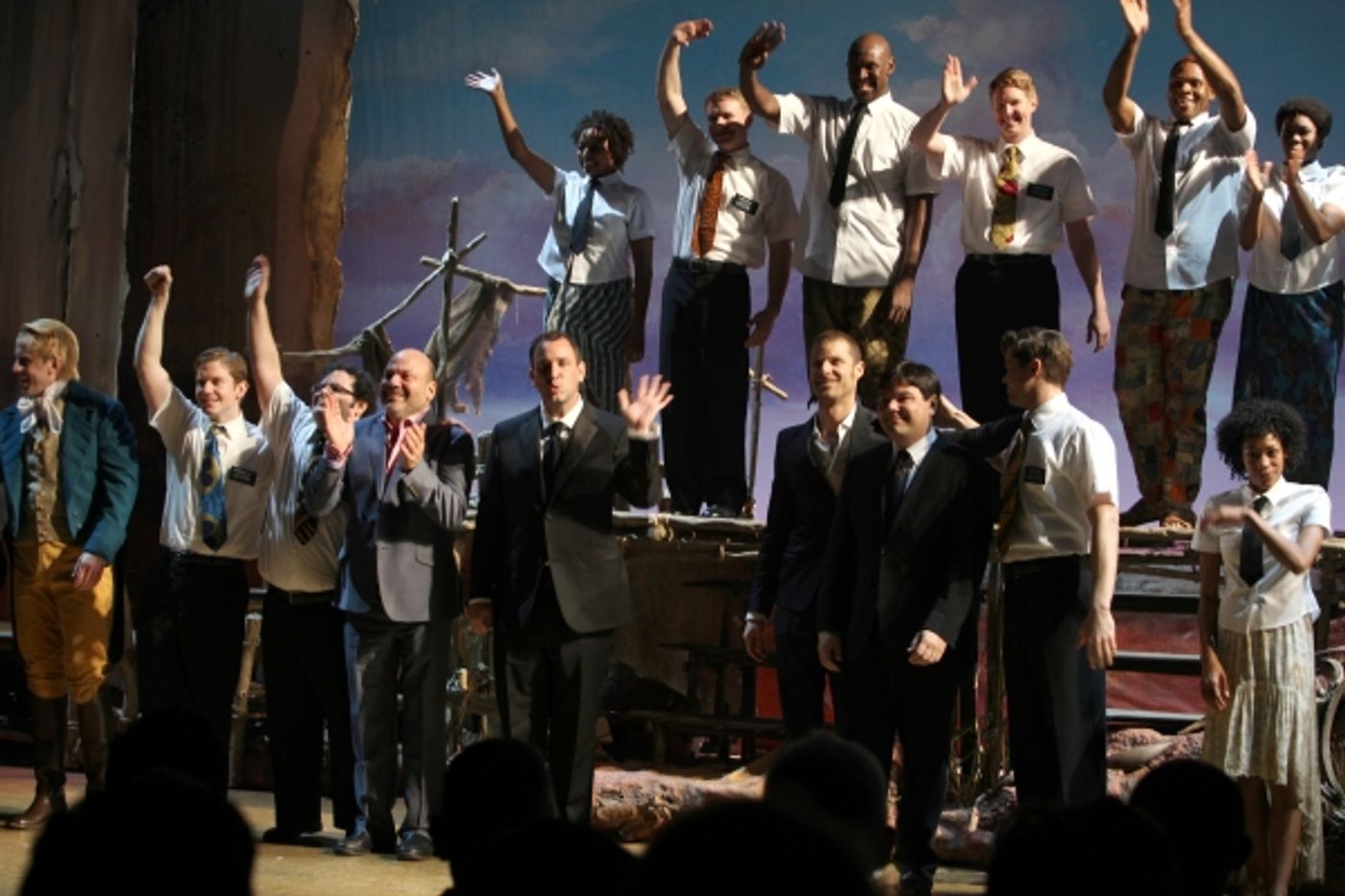 Photo Coverage: THE BOOK OF MORMON Opening Night Curtain Call  Image