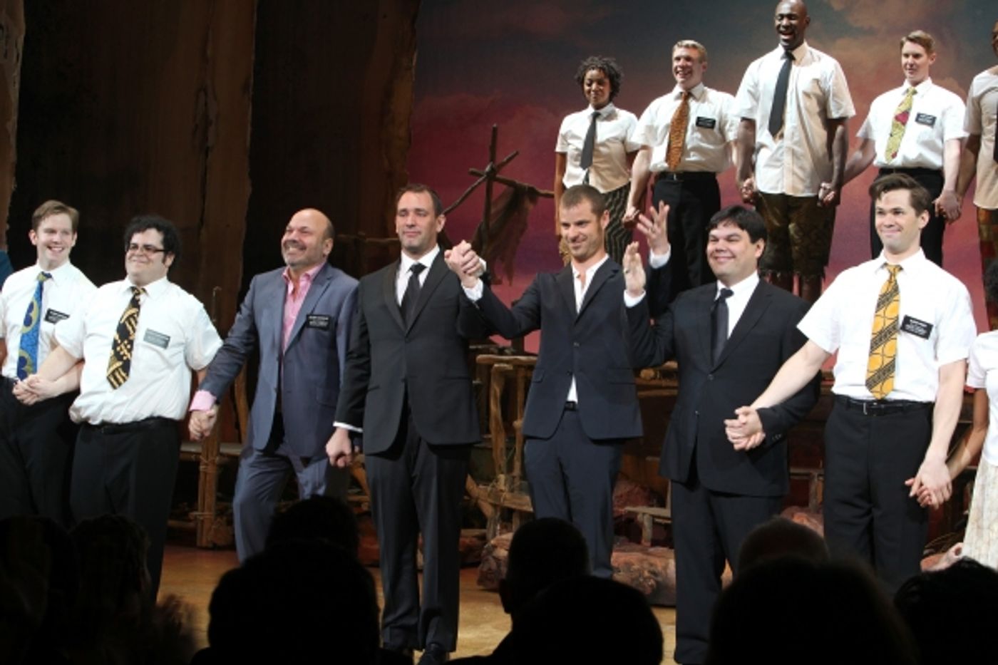 Photo Coverage: THE BOOK OF MORMON Opening Night Curtain Call  Image