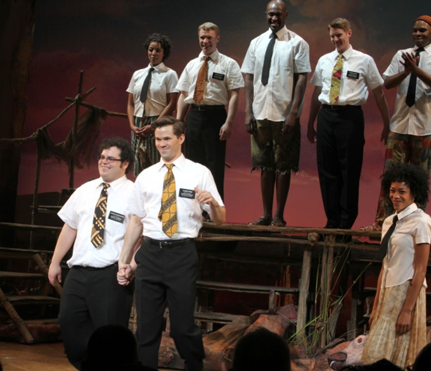 Photo Coverage: THE BOOK OF MORMON Opening Night Curtain Call  Image