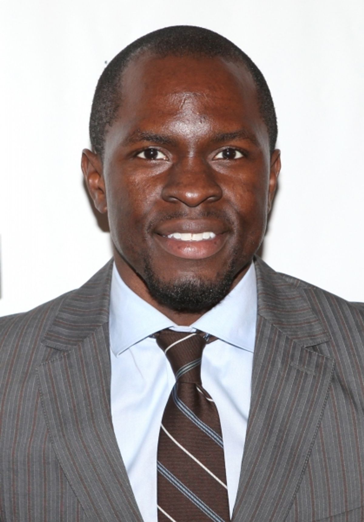 Gbenga Akinnagbe attending the Broadway Opening Night Performance of 'The Book Of Mormon' at The Eugene O'Neill Theatre in New York City. at 