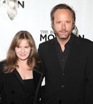 Jennifer Jason Leigh & John Benjamin Hickey attending the Broadway Opening Night Performance of 'The Book Of Mormon' at The Eugene O'Neill Theatre in New York City. @ BroadwayWorld Jennifer Jason Leigh & John Benjamin Hickey attending the Broadway Opening Night Perf Photo