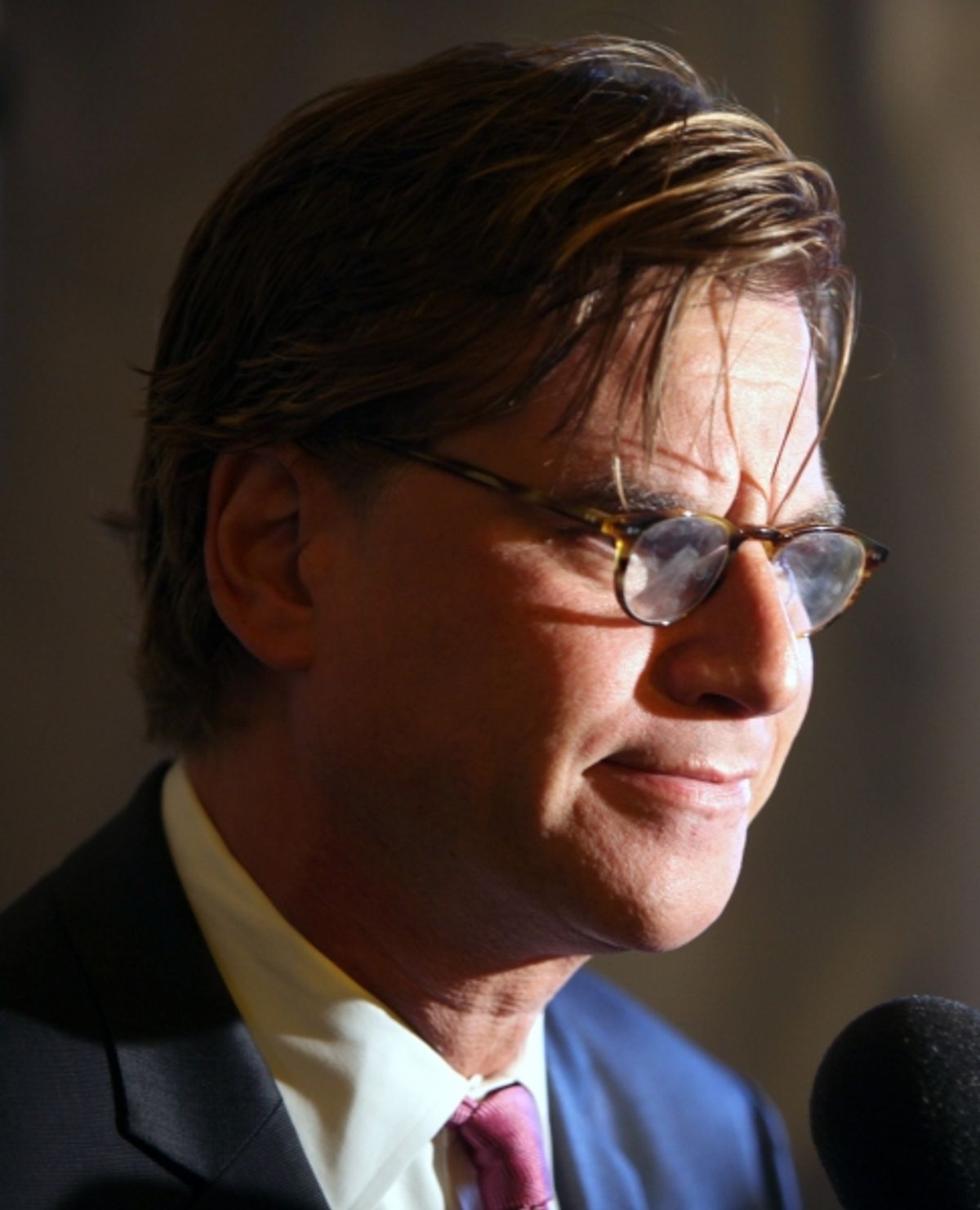 Aaron Sorkin attending the Broadway Opening Night Performance of 'The Book Of Mormon' at The Eugene O'Neill Theatre in New York City. at 