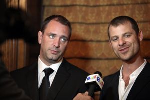 Trey Parker & Matt Stone attending the Broadway Opening Night After Party for 'The Book Of Mormon' at Gotham Hall in New York City. @ BroadwayWorld Trey Parker & Matt Stone attending the Broadway Opening Night After Party for 'The Bo Photo
