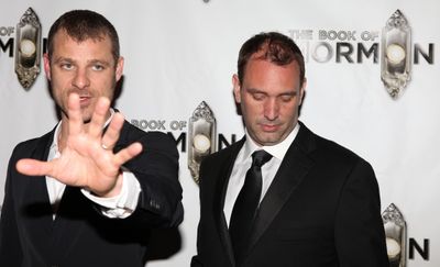 Matt Stone & Trey Parker attending the Broadway Opening Night After Party for 'The Bo Photo