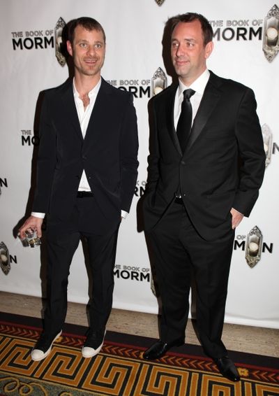 Matt Stone & Trey Parker attending the Broadway Opening Night After Party for 'The Bo Photo