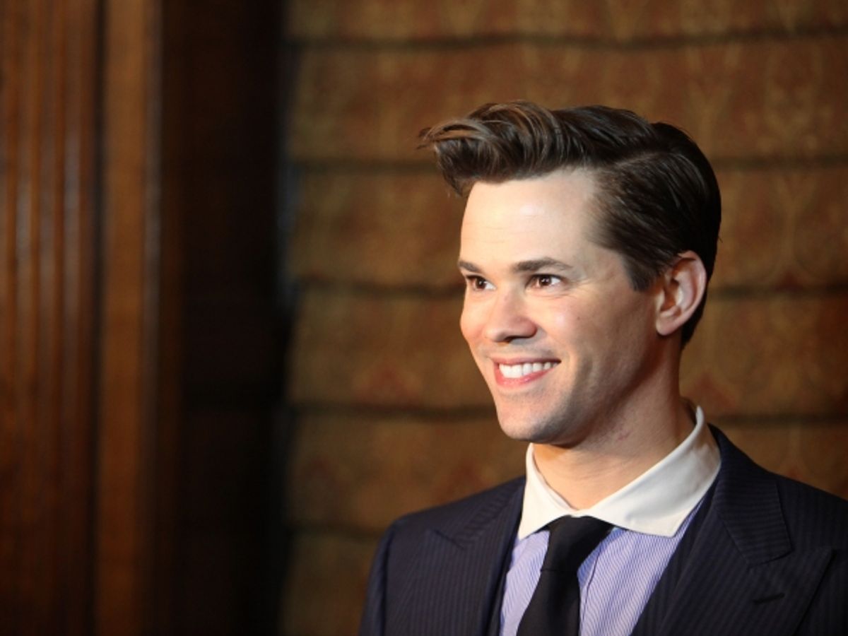 Andrew Rannells attending the Broadway Opening Night After Party for 'The Book Of Mormon' at Gotham Hall in New York City. at 