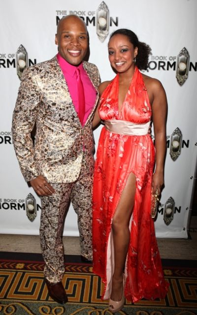 Michael James Scott & Asmeret Ghebremichael  attending the Broadway Opening Night Aft Photo