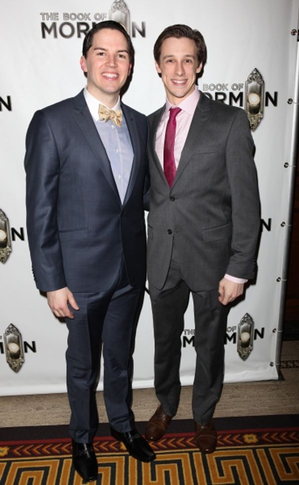 Kevin Duda and Jason Michael Snow attending the Broadway Opening Night After Party fo Photo