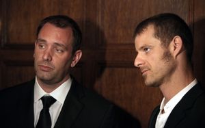 Trey Parker & Matt Stone attending the Broadway Opening Night After Party for 'The Book Of Mormon' at Gotham Hall in New York City. @ BroadwayWorld Trey Parker & Matt Stone attending the Broadway Opening Night After Party for 'The Bo Photo