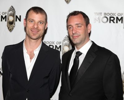 Matt Stone & Trey Parker attending the Broadway Opening Night After Party for 'The Bo Photo