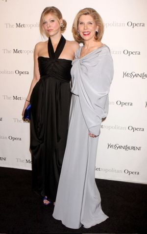 Lily Cowles and Christine Baranski Photo