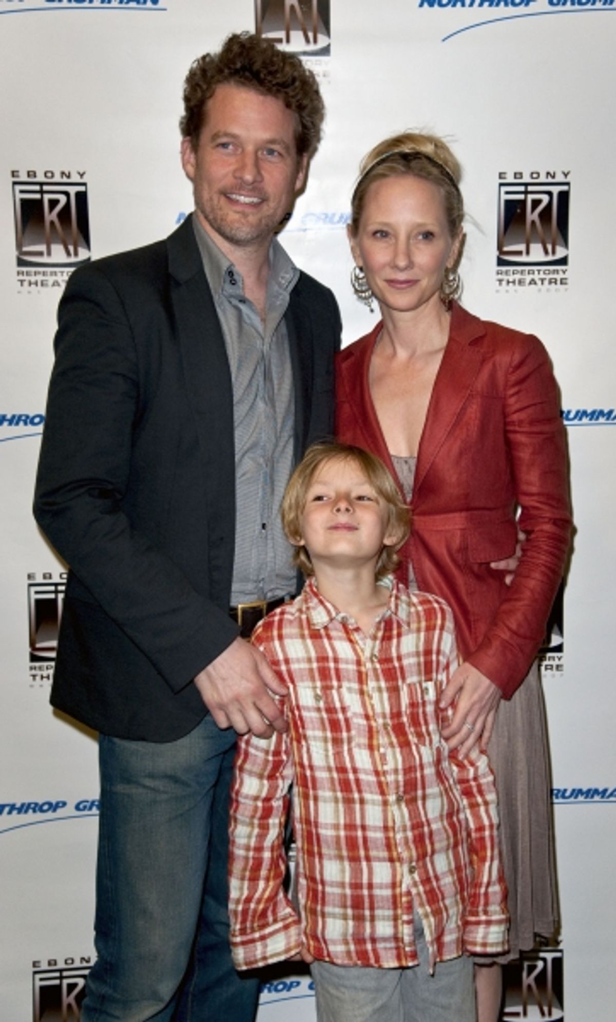 Anne Heche, James Tupper and son Homer
 at 