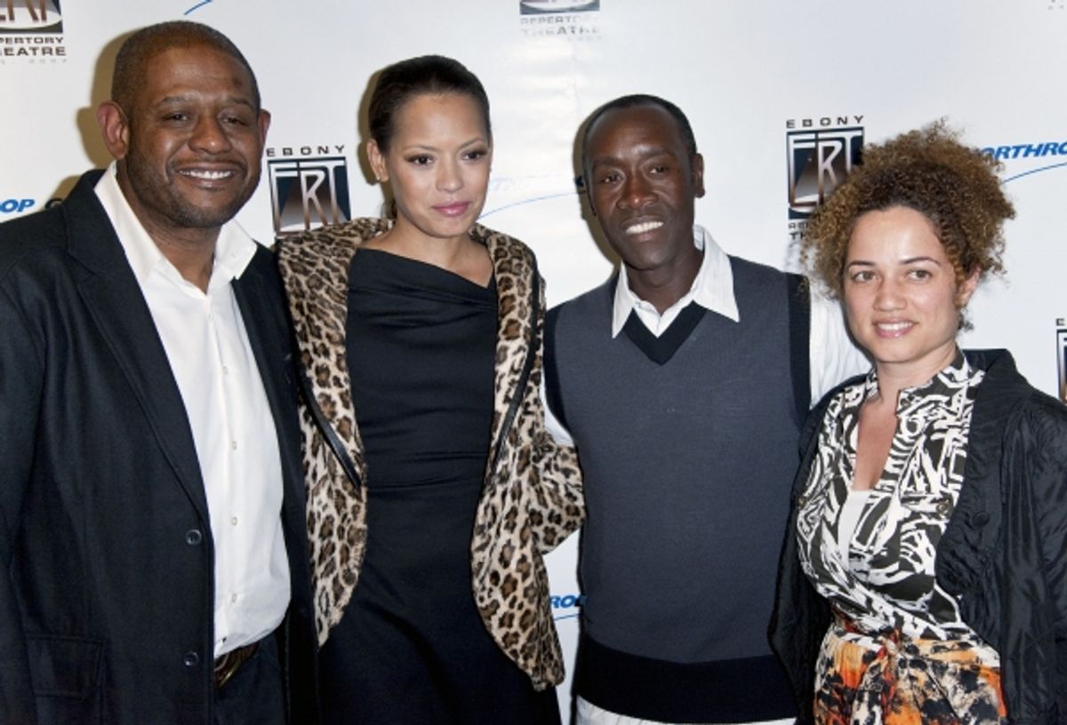 Forest Whitaker, Keisha Whitaker, Don Cheadle and Brigid Coulter at 