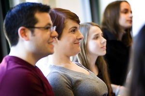 Marc Tumminelli, Daisy Eagan & the Broadway Workshop Photo