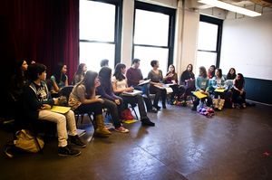 Marc Tumminelli, Daisy Eagan & the Broadway Workshop Photo