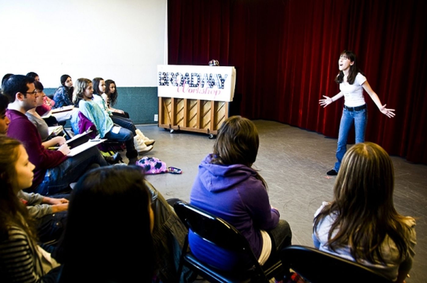 Photo Coverage: Daisy Eagan Visits the Broadway Workshop  Image