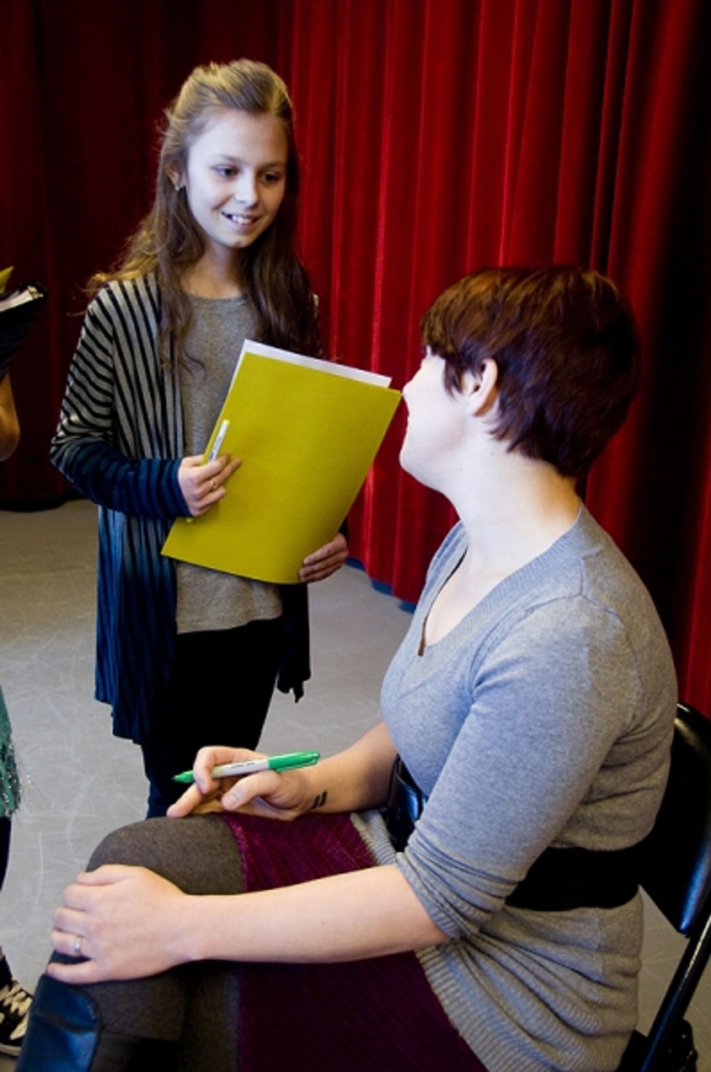 Photo Coverage: Daisy Eagan Visits the Broadway Workshop  Image