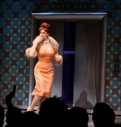 Tammy Blanchard during the Opening Night Performance Curtain Call for  'How To Succee Photo