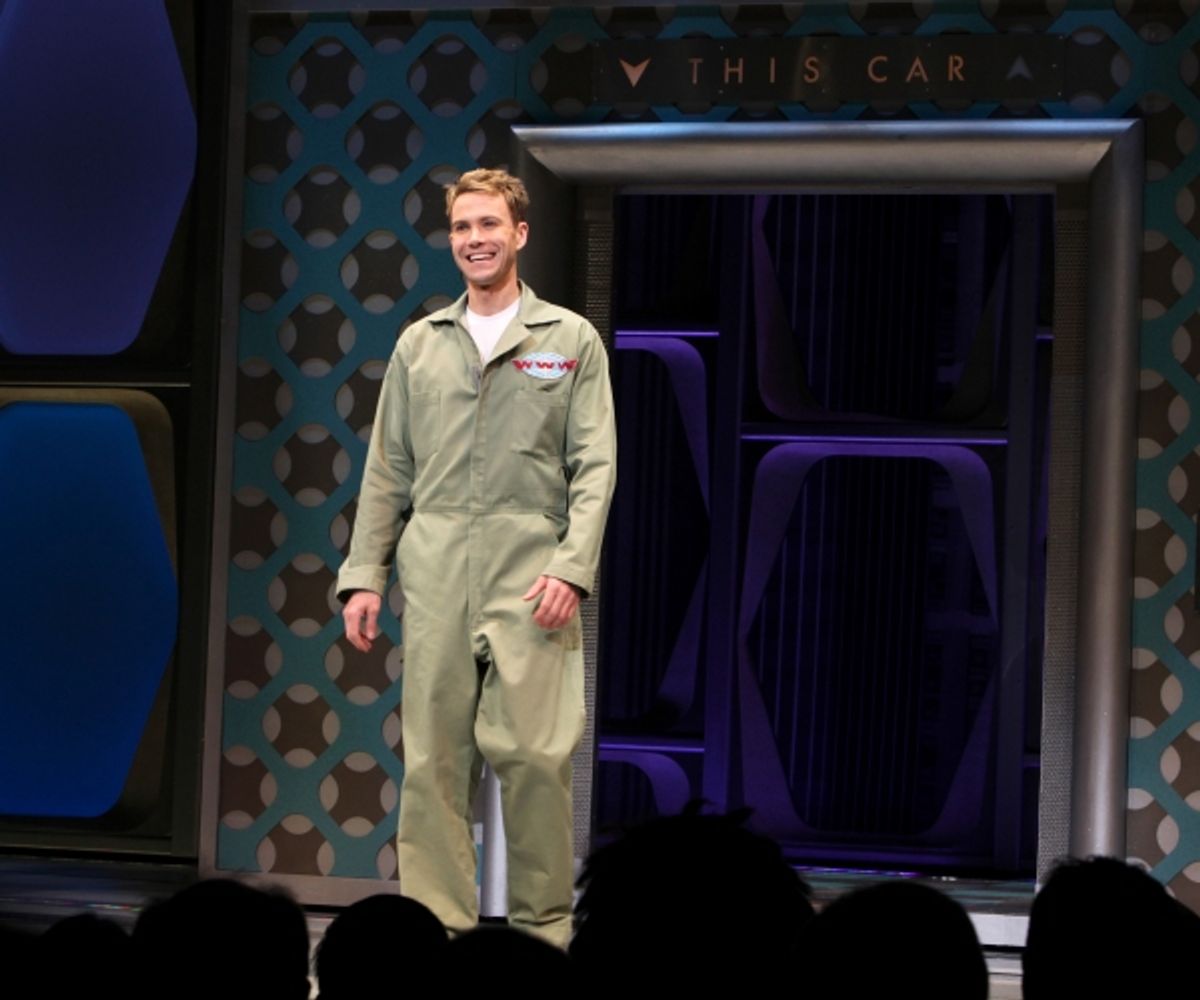 Christopher J. Hanke during the Opening Night Performance Curtain Call for  'How To Succeed In Business...' in New York City. at 