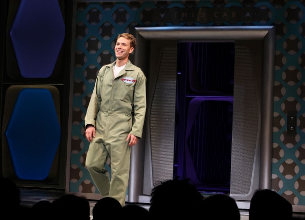 Christopher J. Hanke during the Opening Night Performance Curtain Call for  'How To Succeed In Business...' in New York City. at 