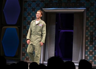 Christopher J. Hanke during the Opening Night Performance Curtain Call for  'How To S Photo