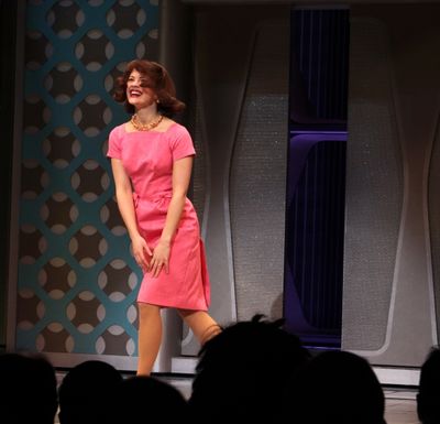 Rose Hemingway during the Opening Night Performance Curtain Call for  'How To Succeed Photo