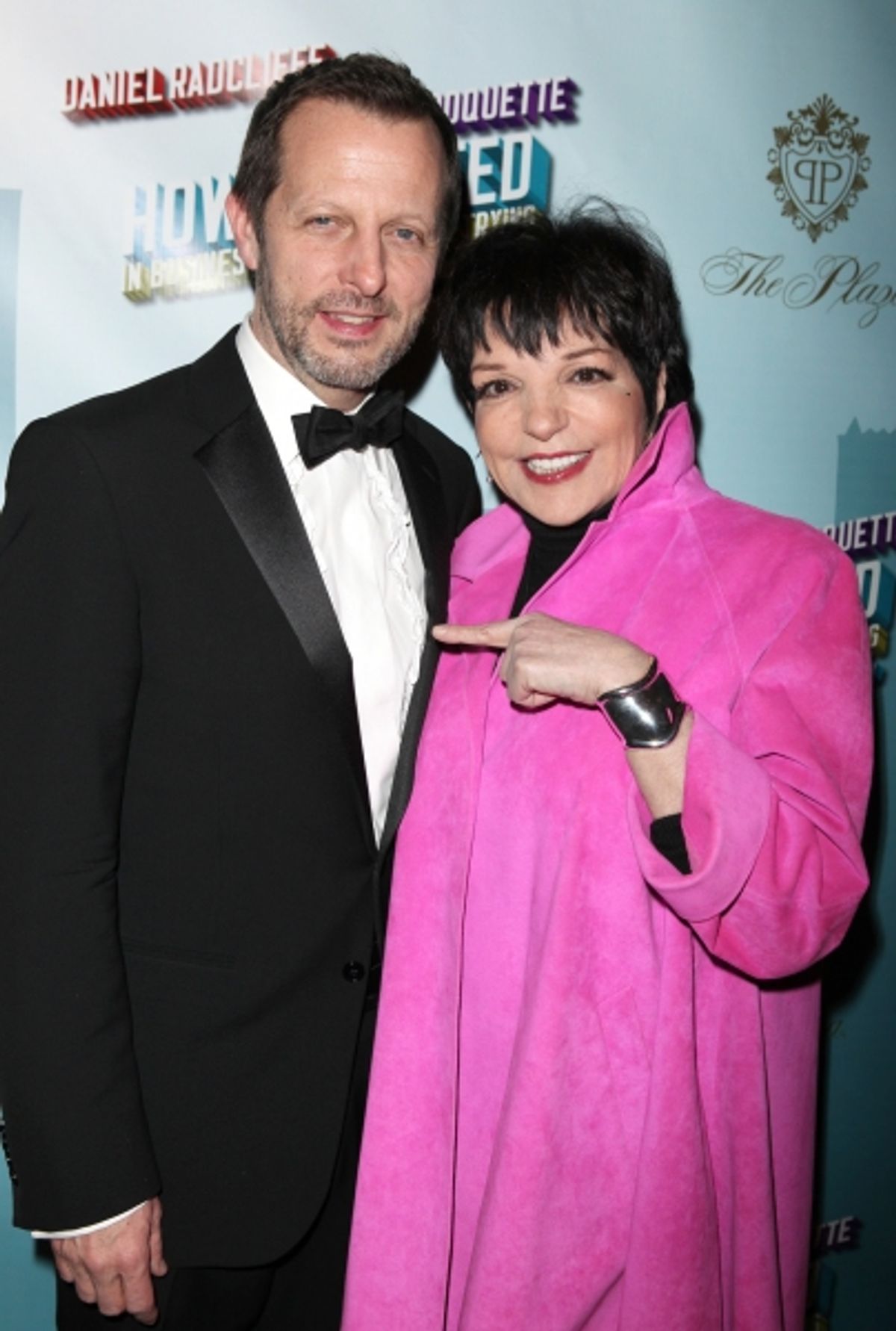 Rob Ashford & Liza Minnelli attending the Opening Night Performance After Party for  'How To Succeed In Business...' in New York City. at 
