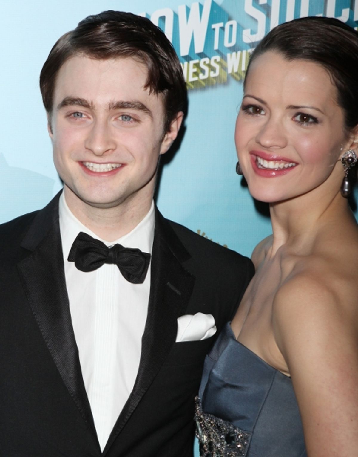 Daniel Radcliffe & Rose Hemingway attending the Opening Night Performance After Party for  'How To Succeed In Business...' in New York City. at 