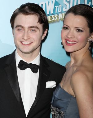 Daniel Radcliffe & Rose Hemingway attending the Opening Night Performance After Party for 'How To Succeed In Business...' in New York City. @ BroadwayWorld Daniel Radcliffe & Rose Hemingway attending the Opening Night Performance After Party Photo