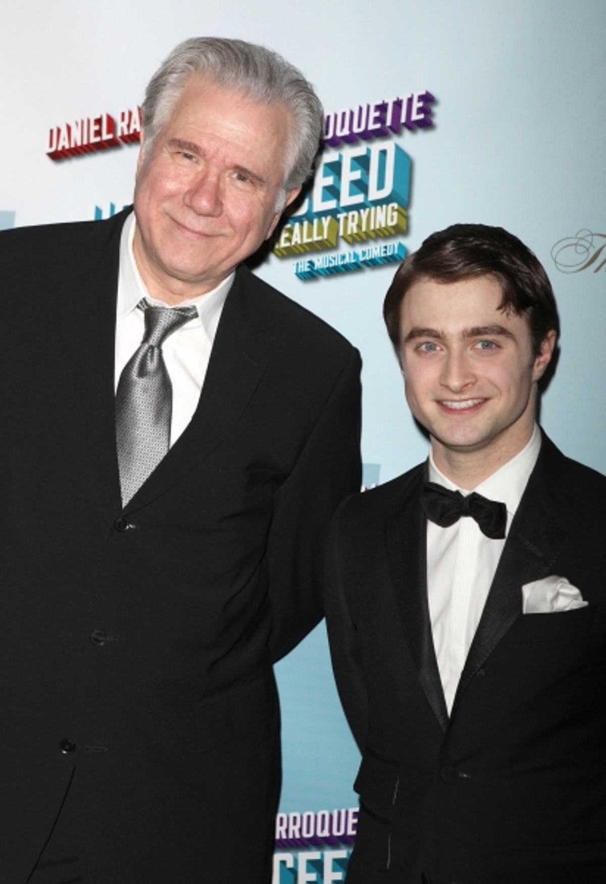 John Larroquette & Daniel Radcliffe attending the Opening Night Performance After Party for  'How To Succeed In Business...' in New York City. at 