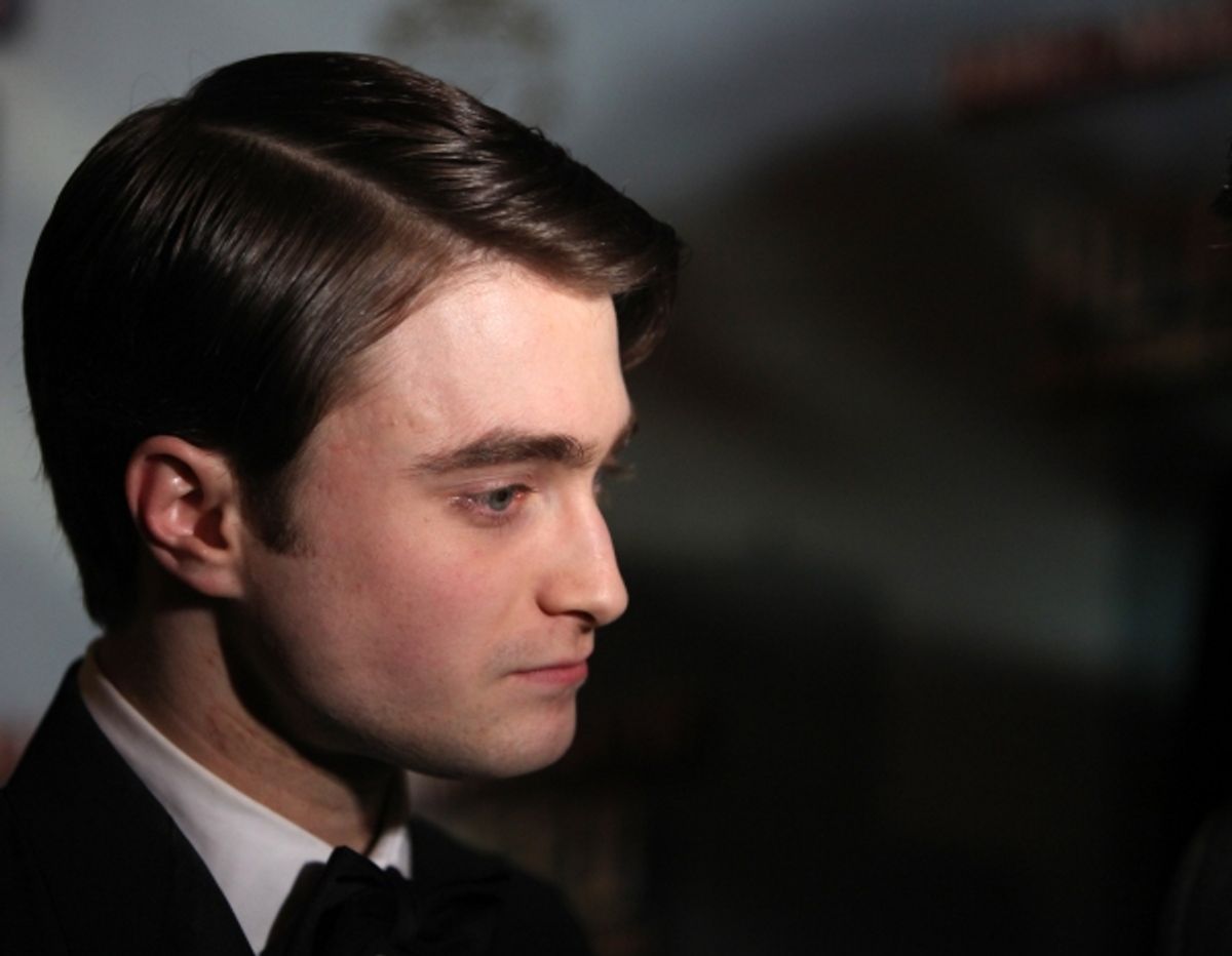 Daniel Radcliffe attending the Opening Night Performance After Party for  'How To Succeed In Business...' in New York City. at 
