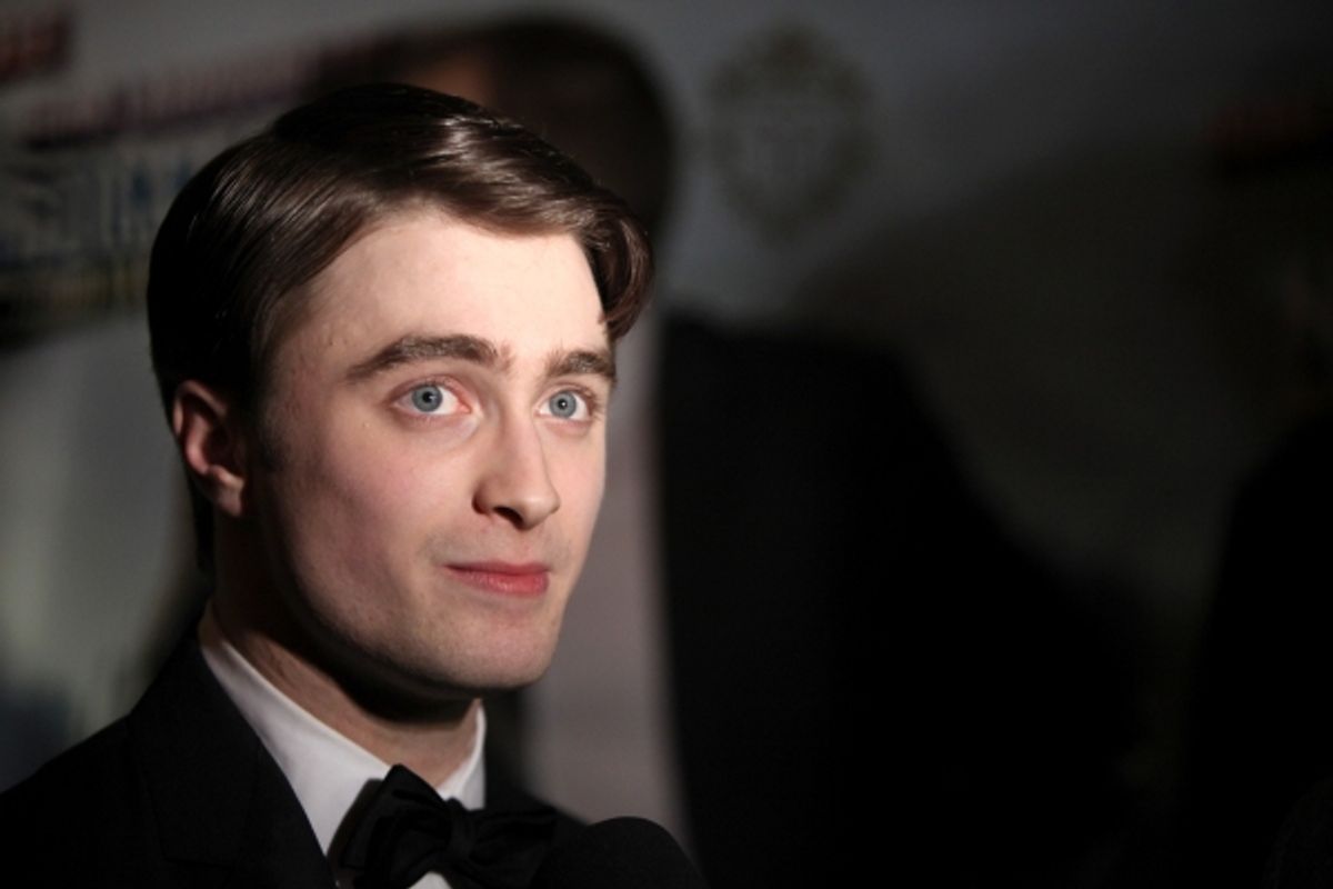 Daniel Radcliffe attending the Opening Night Performance After Party for  'How To Succeed In Business...' in New York City. at 