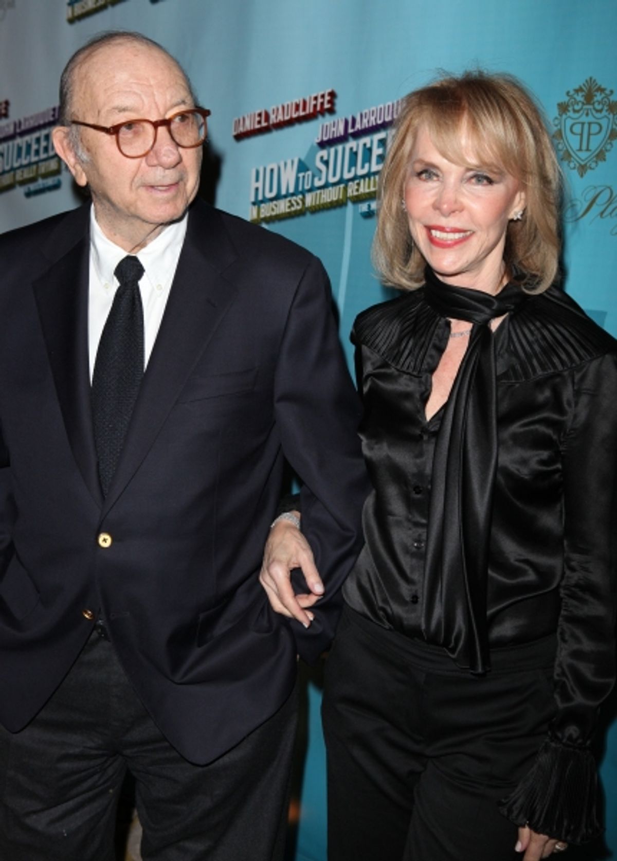 Neil Simon & Elaine Joyce attending the Opening Night Performance After Party for  'How To Succeed In Business...' in New York City. at 